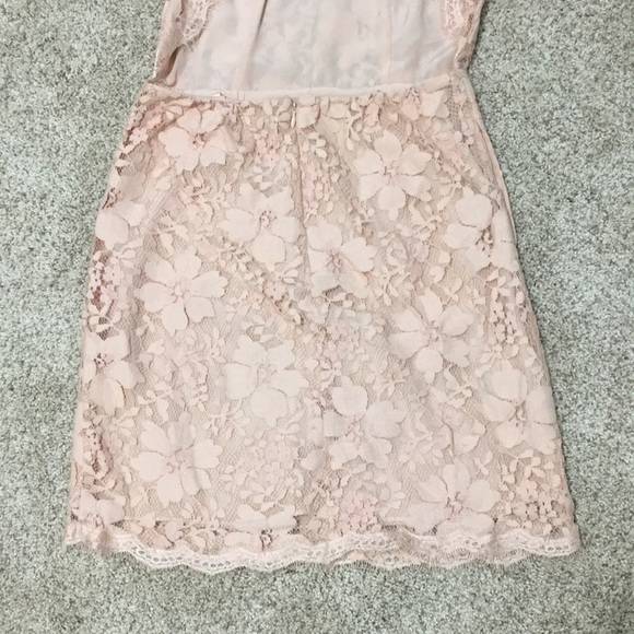 BCBGeneration Pink Lace Dress Size 2 - Picture 5 of 8